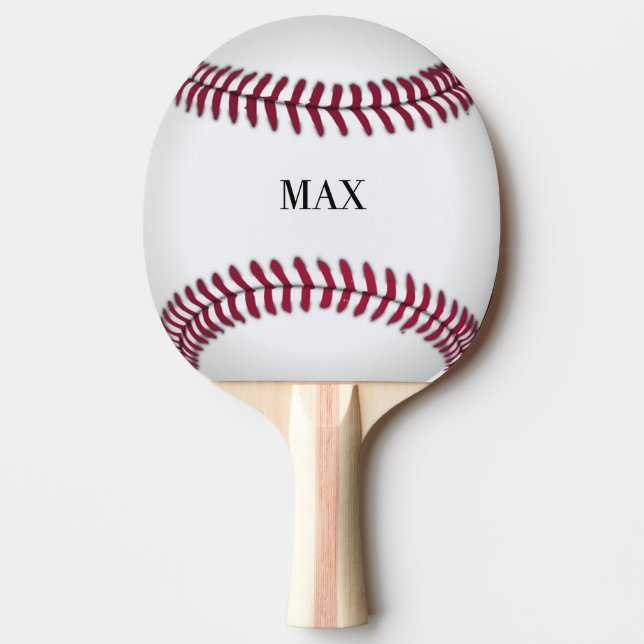 Personlig Baseball Ping Pong Paddle Pingisracket (Framsidan)