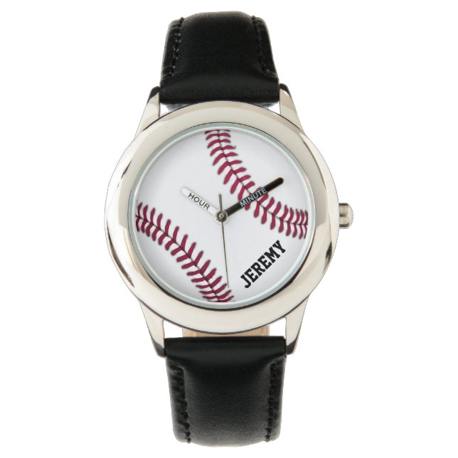 Personlig Baseball Player Coach Namn Armbandsur (Framsida)