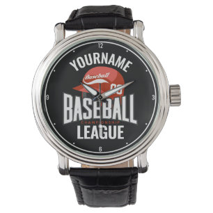 Personlig Baseball Player NAMN Team Champ Klubb Armbandsur