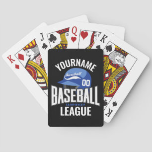 Personlig Baseball Player NAMN Team Champ Klubb Casinokort