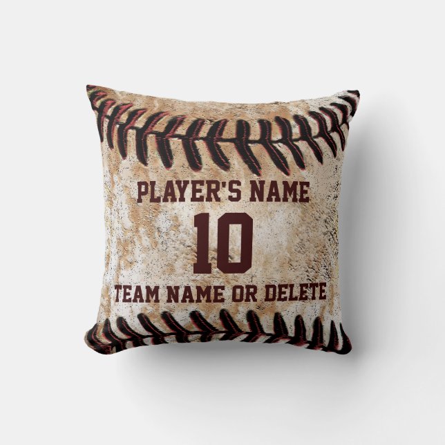 Personlig Baseball Player-spelarpresenter Kudde (Framsida)