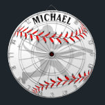 Personlig Baseball Snöre Dartboard Darttavla<br><div class="desc">Personlig Baseball Snöre Dartboard. Spela baseboll,  titta på baseboll,  njut av att kasta mördare,  sen är den här ritytan till dig. Namn är enkelt att anpassa sig tillsammans med hjälp från Zazzles Designer Verktyg.</div>