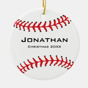 Personlig Baseball Softball Ornament