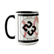 Personlig Baseball Streck-kaffe Mugg