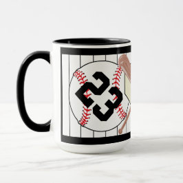 Personlig Baseball Streck-kaffe Mugg
