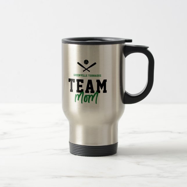 Personlig Baseball Team Mamma Mors dag Gift Resemugg (Höger)