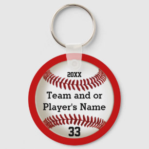 Personlig Baseball-teamet ger ditt FÄRG, din text Nyckelring