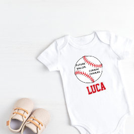Personlig baseball-tröja med tema för barn t shirt
