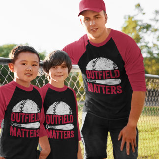 Personlig baseboll för pojkar med barnets namn t shirt