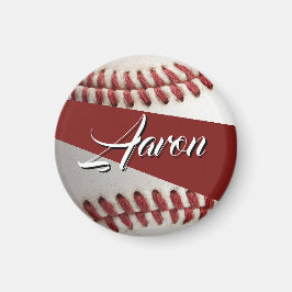 Personlig baseboll magnet