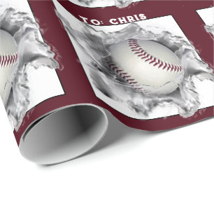 Personlig baseboll presentpapper