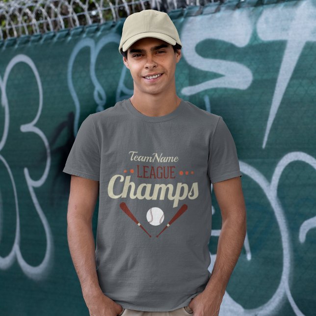 Personlig Basebolliga Mästare T Shirt (Skapare uppladdad)