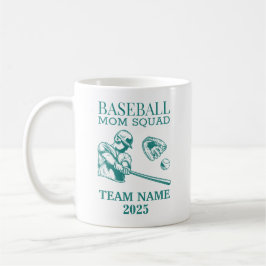 Personlig basebollmamma kaffemugg