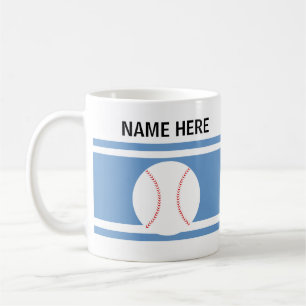 Personlig basebollmugg kaffemugg