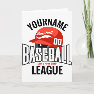 Personlig Basebollspelare Namn Team Champ Club Kort