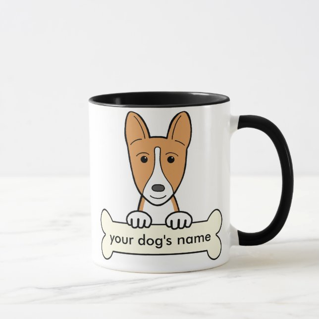 Personlig Basenji Mugg (Höger)