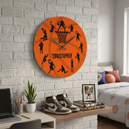 Personlig basketaktion stor klocka