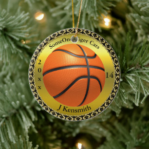 Personlig Basketball Champions League-design Julgransprydnad Keramik