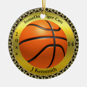 Personlig Basketball Champions League-design Julgransprydnad Keramik