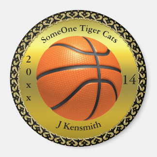 Personlig Basketball Champions League-design Magnet