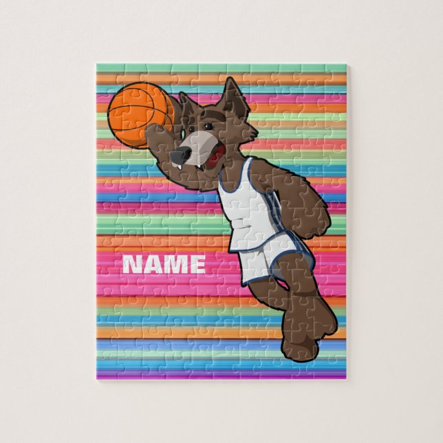 Personlig Basketball Classic Puzzle Pussel (Vertikal)
