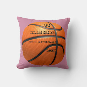 Personlig Basketball cushion med Player Namn Kudde