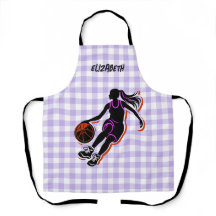 Personlig Basketball Girl Apron