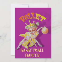 Personlig Basketball Girl Birthday Card Julkort