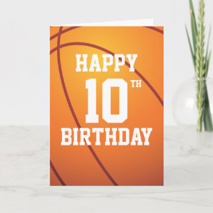 Personlig Basketball Grattis på födelsedagen Kort
