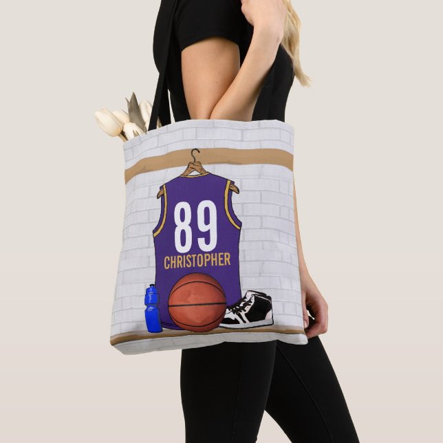 Personlig Basketball Jersey (PG) Tygkasse (Närbild)