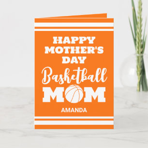 Personlig Basketball Mamma Mors dag Photo Kort