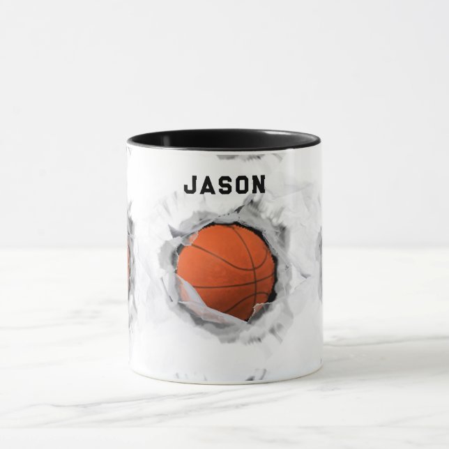 Personlig Basketball Mugg (Center)