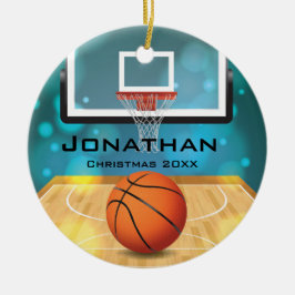 Personlig Basketball Ornament
