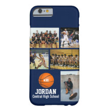 Personlig Basketball Photo Collage Namn Team #