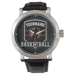 Personlig Basketball Player NAMN Slam dunk Team Armbandsur