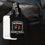 Personlig Basketball Player NAMN Slam dunk Team Bagagebricka<br><div class="desc">Personlig Basketball Player NAMN Slam dunk Sports Team Design - Anpassa med ditt namn eller Anpassningsbar Text!</div>