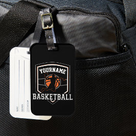 Personlig Basketball Player NAMN Slam dunk Team Bagagebricka