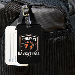 Personlig Basketball Player NAMN Slam dunk Team Bagagebricka