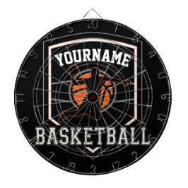 Personlig Basketball Player NAMN Slam dunk Team Darttavla