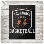 Personlig Basketball Player NAMN Slam dunk Team Pussel<br><div class="desc">Personlig Basketball Player NAMN Slam dunk Sports Team Design - Anpassa med ditt namn eller Anpassningsbar Text!</div>