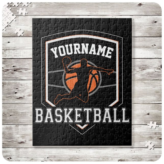 Personlig Basketball Player NAMN Slam dunk Team Pussel (Skapare uppladdad)