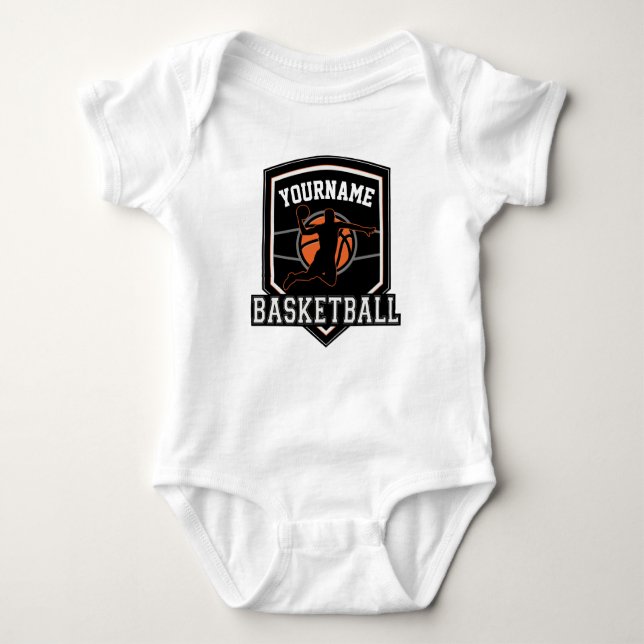 Personlig Basketball Player NAMN Slam dunk Team T Shirt (Framsida)