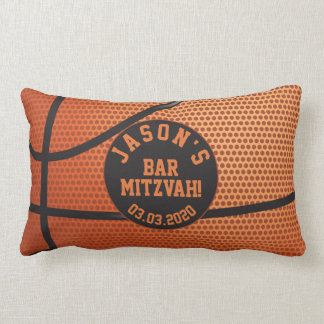 Personlig Basketball Pub Mitzvah Lumbarkudde