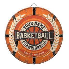 Personlig Basketball Team Player Anpassningsbar Id Darttavla
