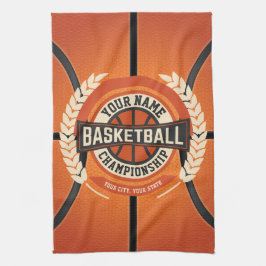 Personlig Basketball Team Player Anpassningsbar Id Kökshandduk