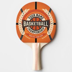 Personlig Basketball Team Player Anpassningsbar Id Pingisracket