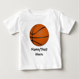 Personlig Basketball Wood Golv T-shirt