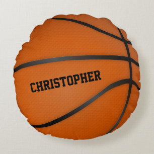 Personlig Basketboll Circle Round Rund Kudde