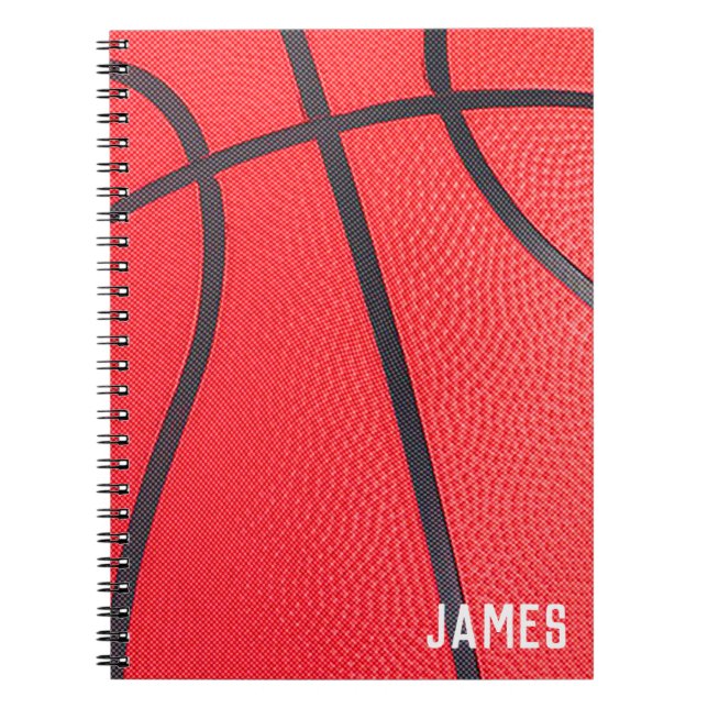 Personlig | Basketboll för journal Anteckningsbok (Framsidan)