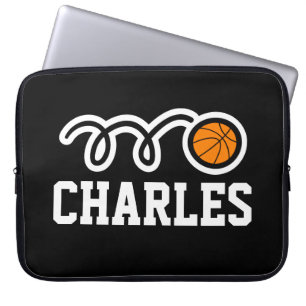 Personlig basketboll Neoprene 15 tum Laptop Fodral